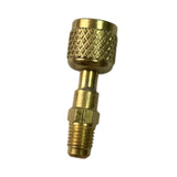 Maxbell Brass Adapter 1/4" Sae-lh Female to 1/4" Male Fitting for A2L R454B/R32