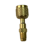 Maxbell Brass Adapter 1/4" Sae-lh Female to 1/4" Male Fitting for A2L R454B/R32