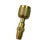 Maxbell Brass Adapter 1/4" Sae-lh Female to 1/4" Male Fitting for A2L R454B/R32