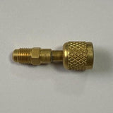 Maxbell Brass Adapter 1/4" Sae-lh Female to 1/4" Male Fitting for A2L R454B/R32