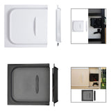 Maxbell RV Screen Door Slider Panel Easy Installation Protection User Friendly 12'' White