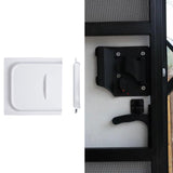 Maxbell RV Screen Door Slider Panel Easy Installation Protection User Friendly 12'' White