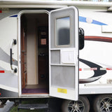 Maxbell RV Screen Door Slider Panel Easy Installation Protection User Friendly 12'' White