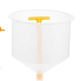 Maxbell 19Pcs Generic Leakproof Coolant Funnel Set Car Simple to Clean with Adapters Yellow Funnel
