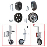 Maxbell Trailer Jack Wheel Sturdy Professional Utility Easy Installation Accessories 6 inch nylon wheel
