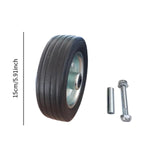 Maxbell Trailer Jack Wheel Sturdy Professional Utility Easy Installation Accessories 6 in Rubber coated