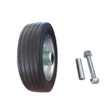 Maxbell Trailer Jack Wheel Sturdy Professional Utility Easy Installation Accessories 6 in Rubber coated