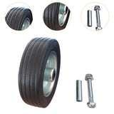 Maxbell Trailer Jack Wheel Sturdy Professional Utility Easy Installation Accessories 6 in Rubber coated