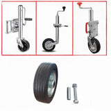 Maxbell Trailer Jack Wheel Sturdy Professional Utility Easy Installation Accessories 6 in Rubber coated