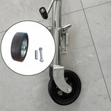 Maxbell Trailer Jack Wheel Sturdy Professional Utility Easy Installation Accessories 6 in Rubber coated