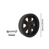 Maxbell Trailer Jack Wheel Sturdy Professional Utility Easy Installation Accessories 8 inch nylon wheel