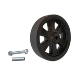 Maxbell Trailer Jack Wheel Sturdy Professional Utility Easy Installation Accessories 8 inch nylon wheel