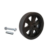 Maxbell Trailer Jack Wheel Sturdy Professional Utility Easy Installation Accessories 8 inch nylon wheel