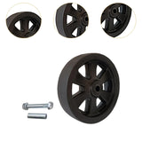 Maxbell Trailer Jack Wheel Sturdy Professional Utility Easy Installation Accessories 8 inch nylon wheel
