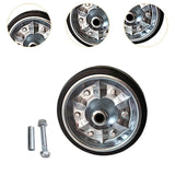 Maxbell Trailer Jack Wheel Sturdy Professional Utility Easy Installation Accessories 8 inch Rubber coated