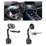 Maxbell 12V 24V Car Cooling Fan Mounted in Cup Holder Three Speed for Sedan Double Head