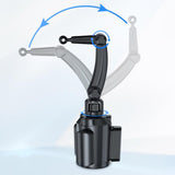 Maxbell 12V 24V Car Cooling Fan Mounted in Cup Holder Three Speed for Sedan Double Head