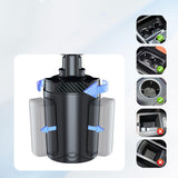 Maxbell 12V 24V Car Cooling Fan Mounted in Cup Holder Three Speed for Sedan Double Head