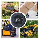 Maxbell Hydraulic Jack Wheel Easy to Install Replace Utility Repair Rubber
