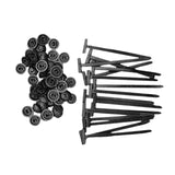 Maxbell 50x Nylon Cable Ties Professional Multifunctional Universal Cable Tie Buckle