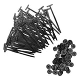 Maxbell 50x Nylon Cable Ties Professional Multifunctional Universal Cable Tie Buckle