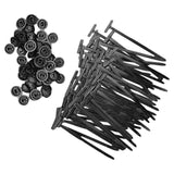 Maxbell 50x Nylon Cable Ties Professional Multifunctional Universal Cable Tie Buckle