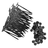 Maxbell 50x Nylon Cable Ties Professional Multifunctional Universal Cable Tie Buckle