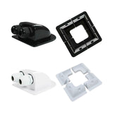 Maxbell Solar Panel Mounting Brackets Kit Corner Bracket Kit for Caravan Roofs White