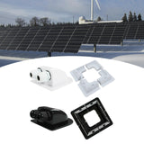 Maxbell Solar Panel Mounting Brackets Kit Corner Bracket Kit for Caravan Roofs White