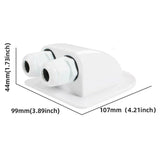 Maxbell Solar Panel Mounting Brackets Kit Corner Bracket Kit for Caravan Roofs White