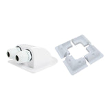 Maxbell Solar Panel Mounting Brackets Kit Corner Bracket Kit for Caravan Roofs White