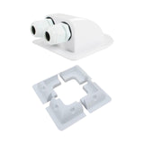 Maxbell Solar Panel Mounting Brackets Kit Corner Bracket Kit for Caravan Roofs White