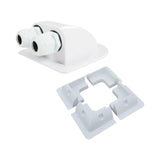 Maxbell Solar Panel Mounting Brackets Kit Corner Bracket Kit for Caravan Roofs White