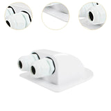 Maxbell Solar Panel Mounting Brackets Kit Corner Bracket Kit for Caravan Roofs White