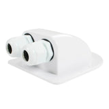 Maxbell Solar Panel Mounting Brackets Kit Corner Bracket Kit for Caravan Roofs White