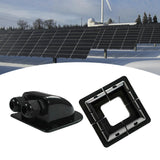 Maxbell Solar Panel Mounting Brackets Kit Corner Bracket Kit for Caravan Roofs Black