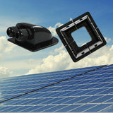 Maxbell Solar Panel Mounting Brackets Kit Corner Bracket Kit for Caravan Roofs Black