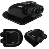 Maxbell Solar Panel Mounting Brackets Kit Corner Bracket Kit for Caravan Roofs Black