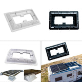 Maxbell Solar Panel Mounting Brackets Solar Panel Mounts Kit for Boats Rooftops White