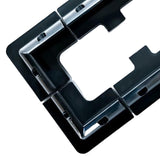 Maxbell Solar Panel Mounting Brackets Solar Panel Mounts Kit for Boats Rooftops Black