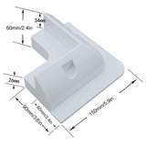 Maxbell Solar Panel Mounting Brackets Solar Panel Mounts Kit for Boats Rooftops Black