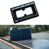 Maxbell Solar Panel Mounting Brackets Solar Panel Mounts Kit for Boats Rooftops Black