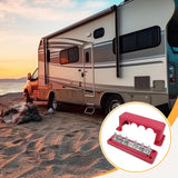 Maxbell Heavy Duty Copper Bus Bar 6 Terminal High Current Power Distribution Block Red