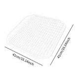 Maxbell Wood Beaded Seat Cover Pad Summer Breathable for Office Chair SUV Sedan dark red