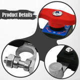 Maxbell Battery Disconnect Switch Protection Battery Shut Off for UTV Truck Silver