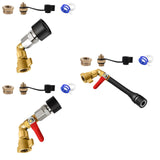 Maxbell Truck Air Tank Intake Connector Stable Gas Storage SP20 Female Port Fittings Without Switch Valve