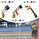 Maxbell Truck Air Tank Intake Connector Stable Gas Storage SP20 Female Port Fittings Without Switch Valve
