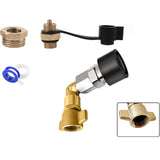 Maxbell Truck Air Tank Intake Connector Stable Gas Storage SP20 Female Port Fittings Without Switch Valve