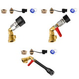 Maxbell Truck Air Tank Intake Connector Stable Gas Storage SP20 Female Port Fittings Without Switch Valve