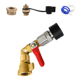 Maxbell Truck Air Tank Intake Connector Stable Gas Storage SP20 Female Port Fittings Short Switch Valve